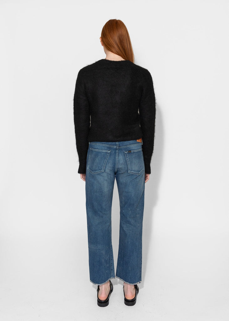 Sayaka Davis_Cropped Sweater in Black_Sweaters_XS - Finefolk