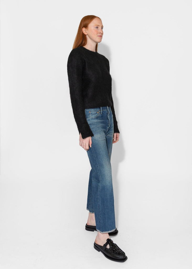 Sayaka Davis_Cropped Sweater in Black_Sweaters_XS - Finefolk