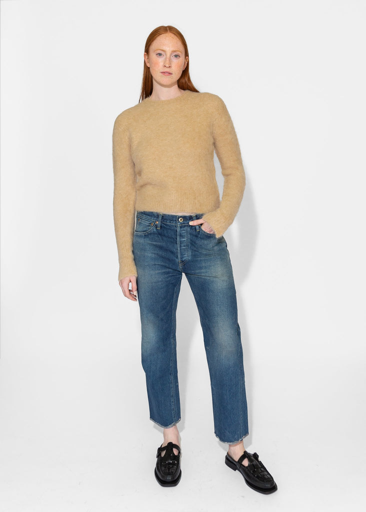 Sayaka Davis_Cropped Sweater in Camel_Sweaters_XS - Finefolk