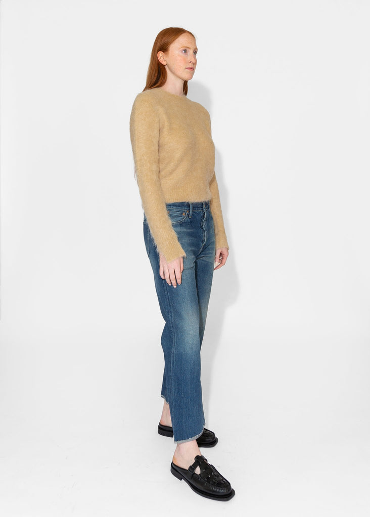 Sayaka Davis_Cropped Sweater in Camel_Sweaters_XS - Finefolk