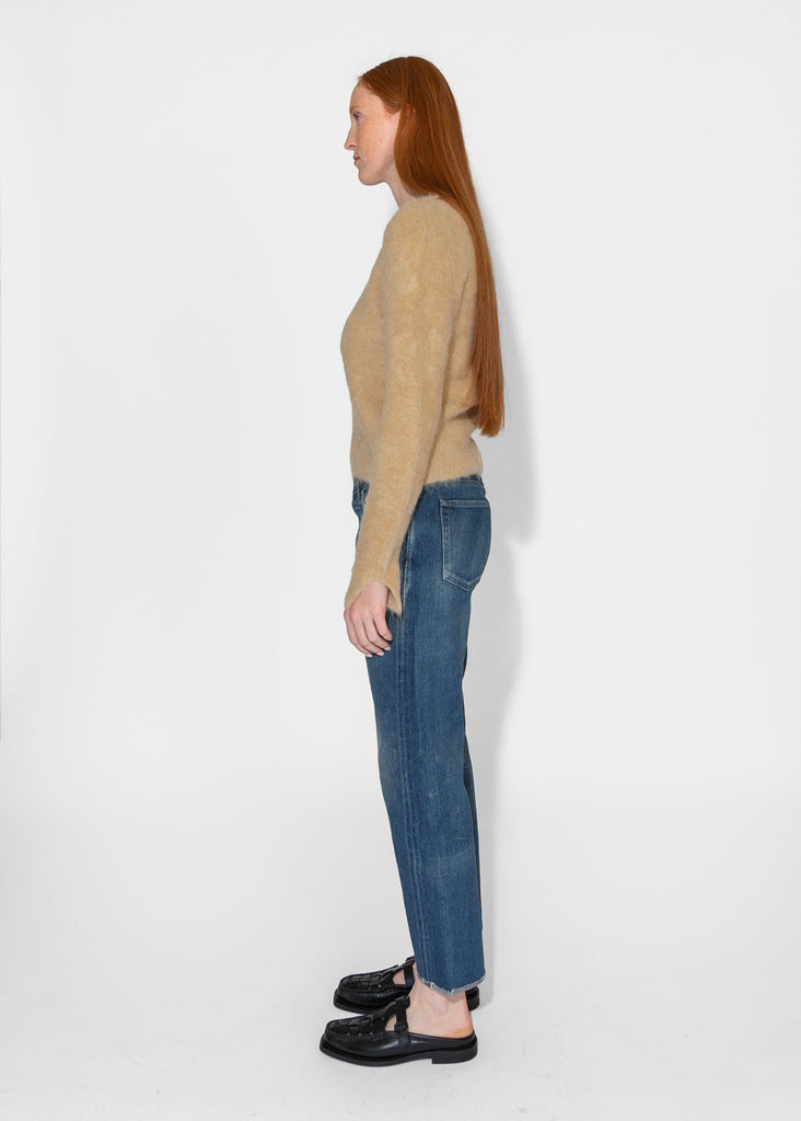 Sayaka Davis_Cropped Sweater in Camel_Sweaters_XS - Finefolk