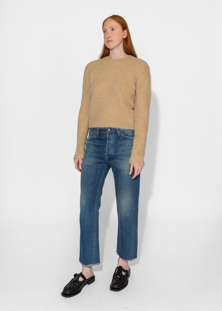 Sayaka Davis_Cropped Sweater in Camel_Sweaters_XS - Finefolk