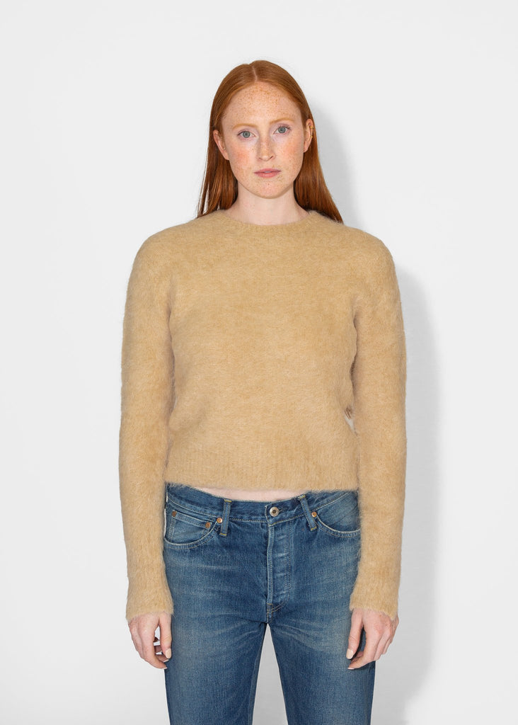 Sayaka Davis_Cropped Sweater in Camel_Sweaters_XS - Finefolk