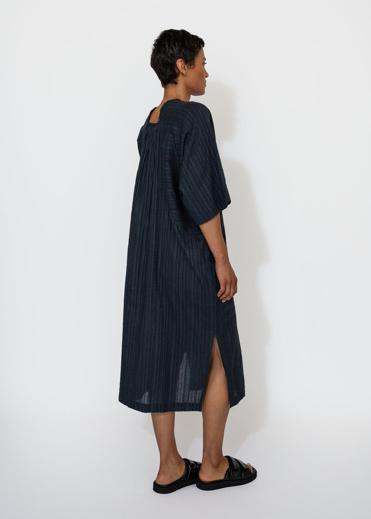 Sayaka Davis_Kaftan Dress in Navy_Dresses_XS - Finefolk