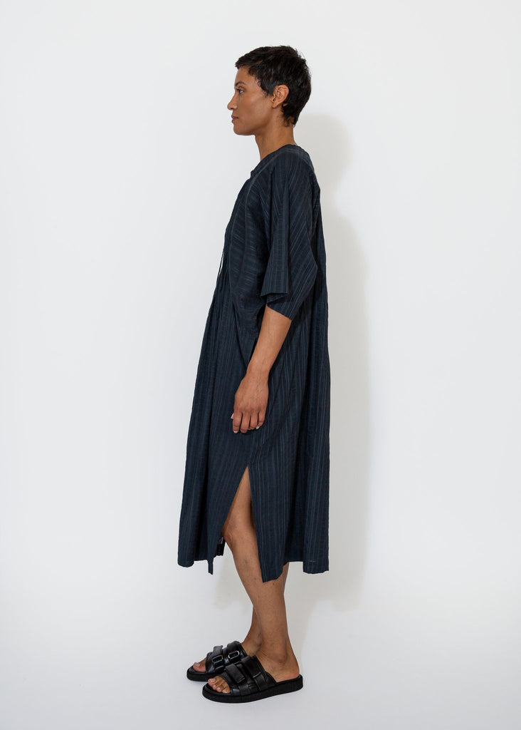 Sayaka Davis_Kaftan Dress in Navy_Dresses_XS - Finefolk