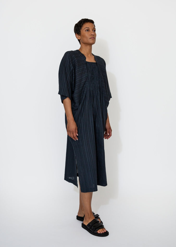 Sayaka Davis_Kaftan Dress in Navy_Dresses_XS - Finefolk