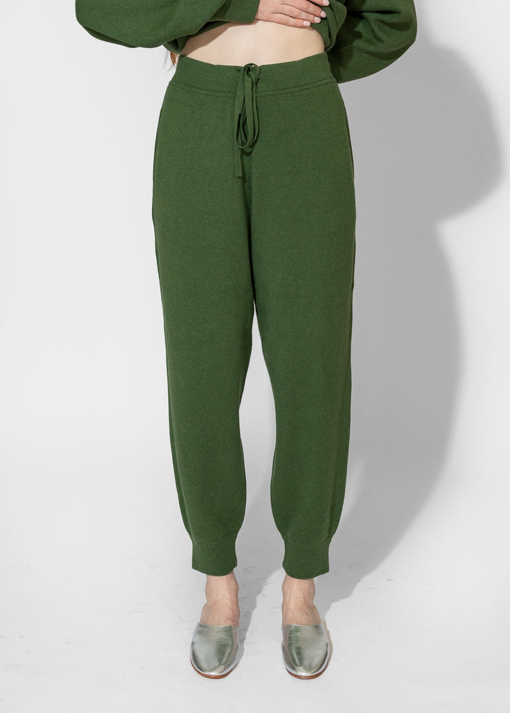 Sayaka Davis_Knit Sweatpants in Pine_Pants_XS - Finefolk