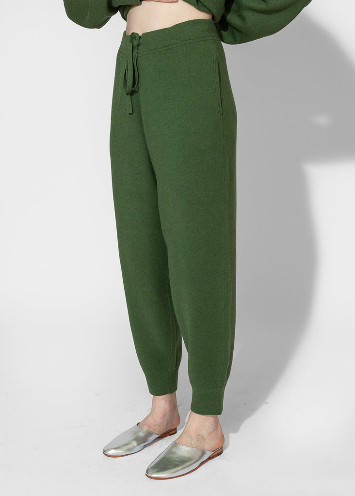 Sayaka Davis_Knit Sweatpants in Pine_Pants_XS - Finefolk