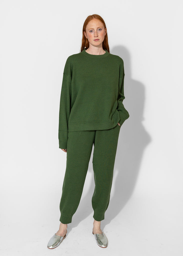 Sayaka Davis_Knit Sweatpants in Pine_Pants_XS - Finefolk