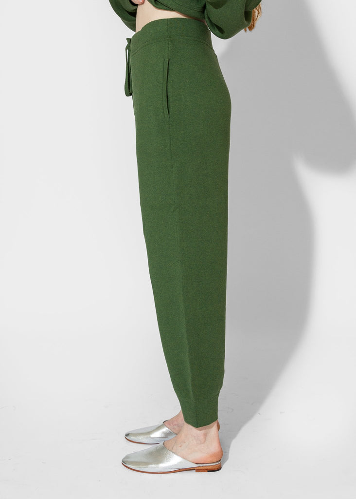 Sayaka Davis_Knit Sweatpants in Pine_Pants_XS - Finefolk