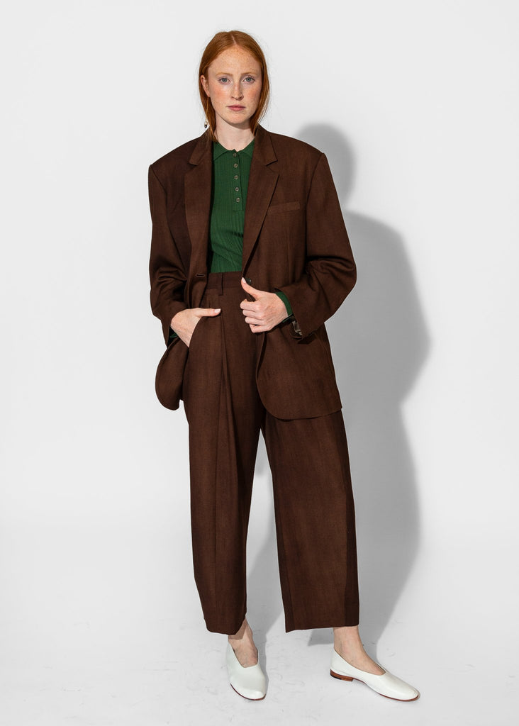 Sayaka Davis_Two Button Blazer in Cinnamon_Jackets/Blazers_XS - Finefolk