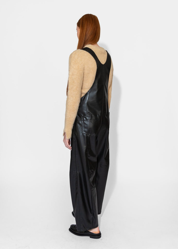 Sayaka Davis_Vegan Leather Coverall in Black_Jumpsuits_XS - Finefolk