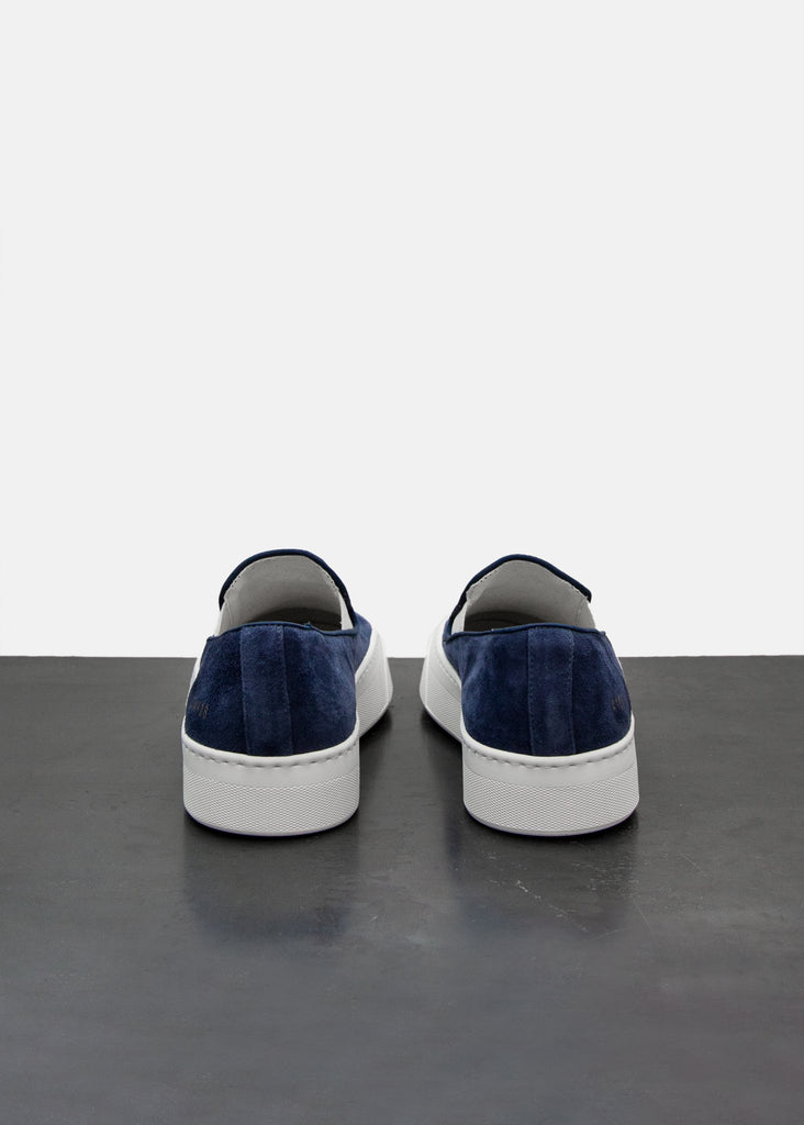 Woman by Common Projects_Slip On Suede Navy__36 - Finefolk