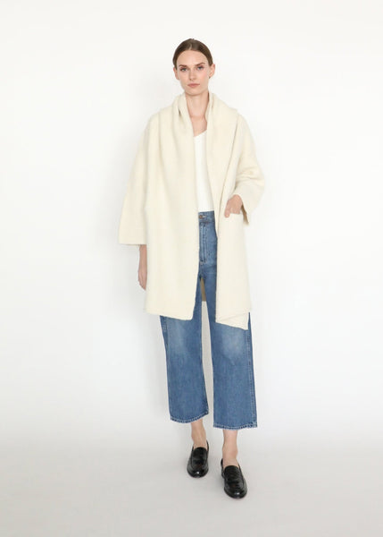 Lauren Manoogian_Capote Coat in Raw White_Outerwear_ - Finefolk