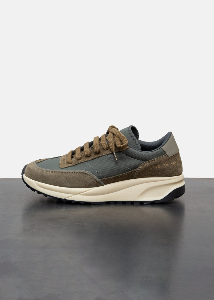 Woman by Common Projects_Track Tech Sneakers in Olive_Shoes_36 - Finefolk